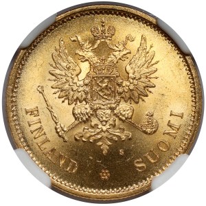 Finlandia / Rosja, Aleksander II, 20 markkaa 1878 - mennicze