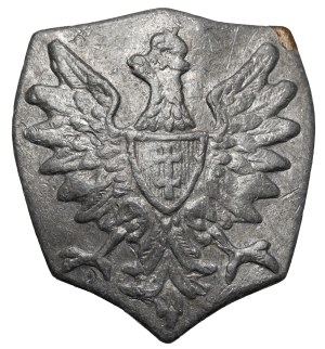 Badge, Lithuanian-Belarusian Front 1919-1920 - half-finished with eagle