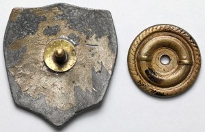 Badge, Lithuanian-Belarusian Front 1919-1920 - half-finished with eagle