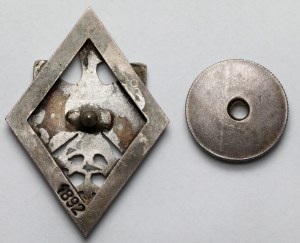 Badge of Gen. Haller's Volunteer Army [1892].