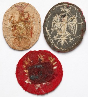 Embroidered eagles, Polish Army in France (Haller's Army) - set (3pcs)