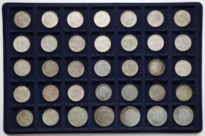 Head of Woman and Pilsudski 5 and 10 gold - package (35pcs)