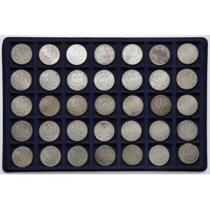 Głowa Kobiety 10 złotych 1932-1933 - pakiet (35szt)