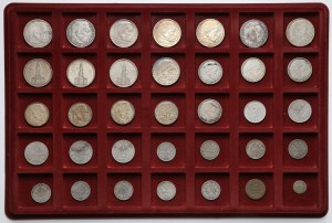 Allemagne, pièces en ARGENT - set (35pcs)