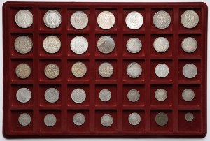 Allemagne, pièces en ARGENT - set (35pcs)