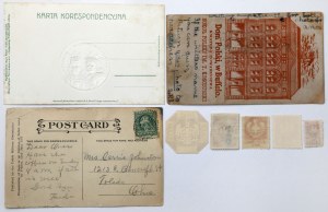 Patriotic postcards, bric-a-brac, etc. including Polish White Cross