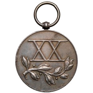 II RP, Medal za Długoletnią Służbę - Srebrny (XX)
