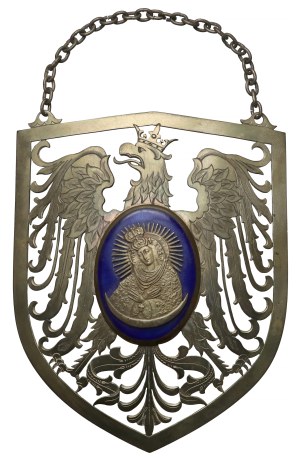 Patriotic guttergraph, Our Lady of Ostra Brama - Zygmunt Olszewski
