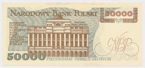 50,000 zl 1989 - N - 0000055 - low 2-digit number