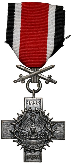 Troisième République, Croix de la lutte pour l'indépendance avec épées