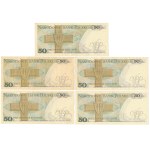 50 zł 1979-1982 - MIX serii - zestaw (5szt)