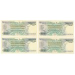5.000 zł 1988 - CP, CZ, DY, EA - zestaw (4szt)