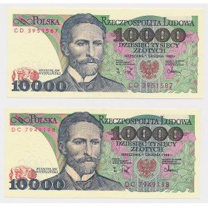 10.000 zł 1988 - CD, DC - zestaw (2szt)