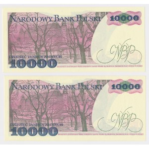 10.000 zł 1988 - CD, DC - zestaw (2szt)