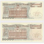50.000 zł 1989 - AC i 50.000 zł 1993 - P (2szt)
