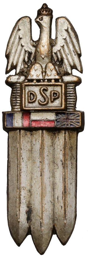 PSZnZ, insigne, 2e division de fusiliers d'infanterie - version rare
