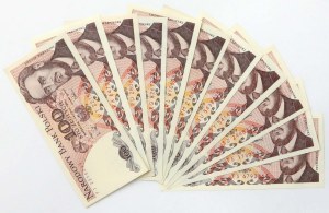100 zł 1988 - séries diverses - set (11pcs)