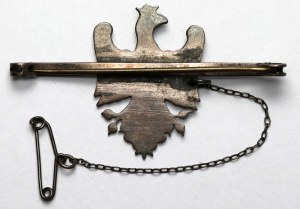 Patriotic eagle brooch (20th century).