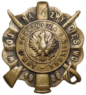Insigne, armée de volontaires de Joseph Haller 1920