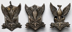 Aigles des volontaires polonais des Etats-Unis et du Canada, à l'armée polonaise en France - set (3pcs)