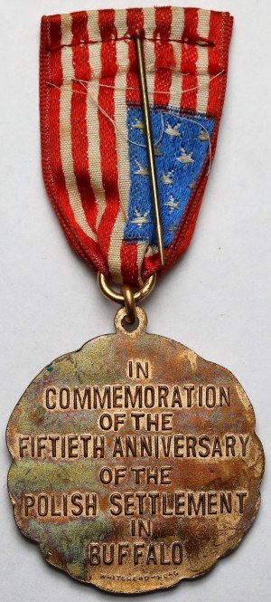 Medal, Polish Jubilee Week 1874-1924 - Buffalo, New York