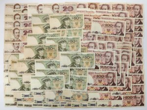 Lot de 20 - 500 PLN 1982-1988 (+/-115pcs)