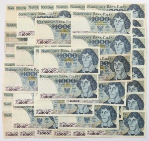 PLN 1,000 1982 - Série MIX - set (52pcs)