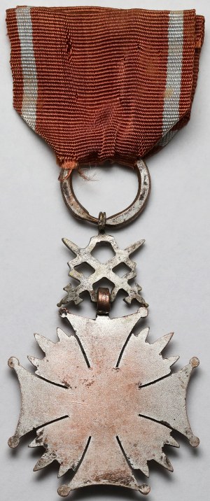 Parti communiste, Croix d'argent du mérite avec épées - Knedler / Miecznik