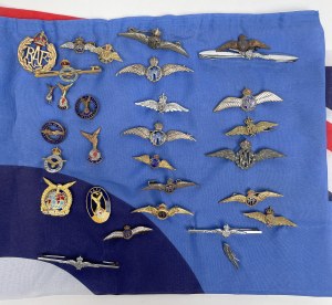 UK, RAF Badges - Royal Air Force - Collection (30pcs)