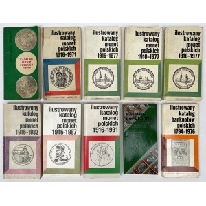 Ensemble de catalogues de pièces de monnaie anciennes