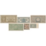 Inflacja, 1 gr 1924 i Chrobry 1 zł 1938 - zestaw (6szt)