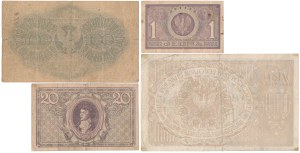 Set 1 - 1,000 mkp 1919 February and May (4pcs)