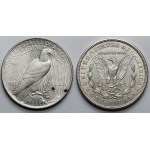 USA, Dollar 1921-D i 1923 - zestaw (2szt)