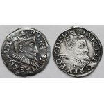 Zygmunt III Waza, Trojaki Poznań 1595 i Wschowa 1597 - zestaw (2szt)