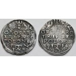 Zygmunt III Waza, Trojaki Poznań 1595 i Wschowa 1597 - zestaw (2szt)