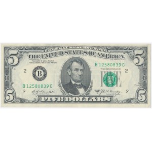 USA, 5 Dollars 1969