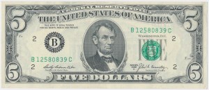 USA, 5 Dollars 1969