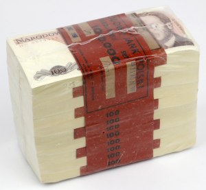 Dépôt bancaire de 100 PLN 1986 - NW