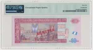 Guatemala, MUESTRA / SPECIMEN 10 Quetzales 2012