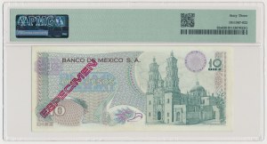 Mexique, ESPECIMEN / SPECIMEN 10 Pesos 1970