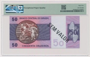 Brazil, 50 Cruzeiros ND (1970-81) SPECIMEN