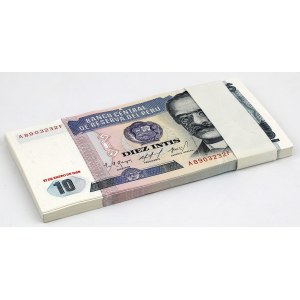 Peru, Paczka bankowa 10 Intis 1986