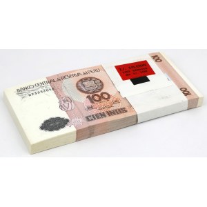 Peru, Paczka bankowa 100 Intis 1986