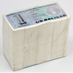 Venezuela, Zgrzewka bankowa 1 Bolivar 1989