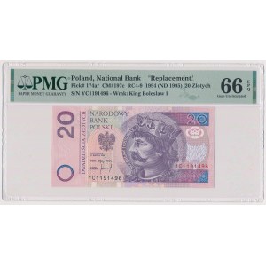 20 zł 1994 - YC - seria zastępcza