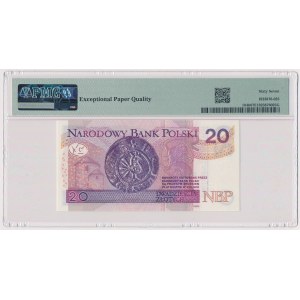 20 zł 2016 - BM - 0001272 - niski numer czterocyfrowy