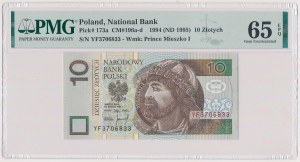 10 zloty 1994 - YF - série de remplacement