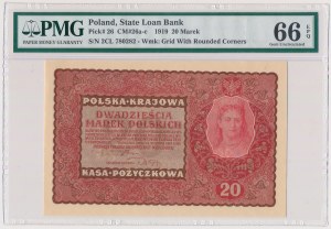 20 mkp 1919 Sierpień - II Serja CL (Mił.26c)