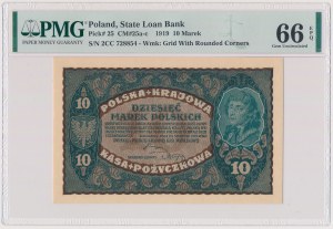 10 mkp 1919 August - II CC Series (Mił.25b)