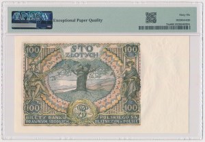 100 or 1934 - Ser.C.H. - point entre les lettres de la série